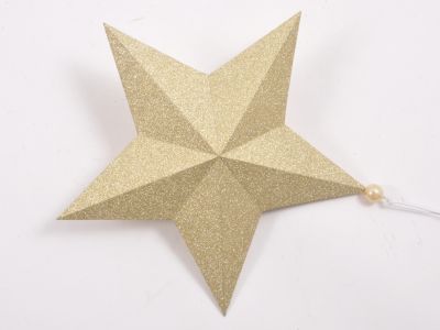 Zvezda x5 z bleščicami 20cm