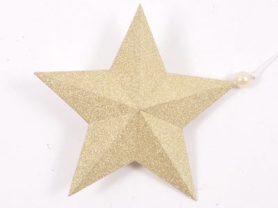 Zvezda x5 z bleščicami 15cm
