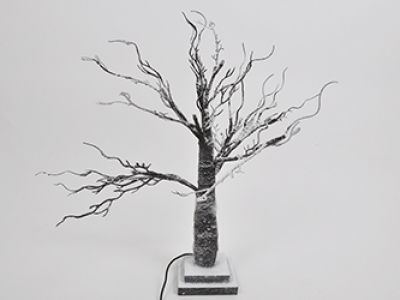 Drevo zasneženko s led lučkami 45cm