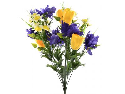 Narcisa,tulipan šopek x18, 52cm