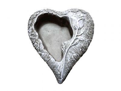 Heart shaped pot 17x20x7,5cm