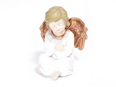 Angel z zlatimi krili 15,8x14,8x18cm