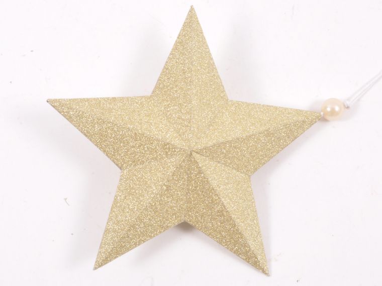 Zvezda x5 z bleščicami 15cm
