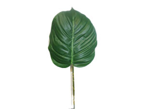 Zelen list /12kos, 23cm zelena plastika
