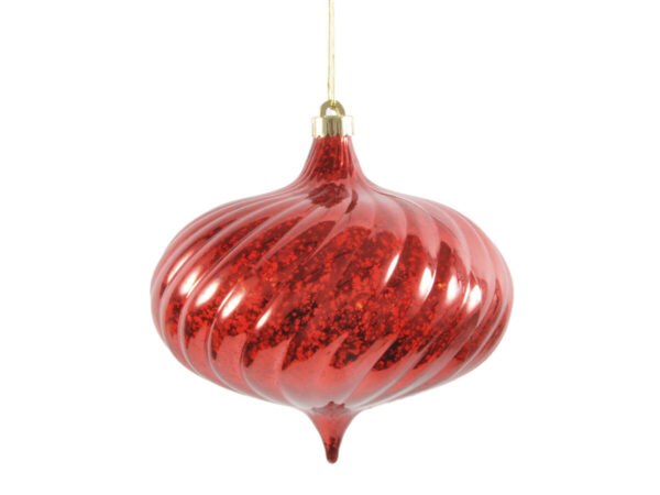Balonček rebrast 20cm /mercury rdeča plastika