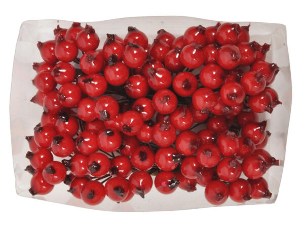 Šipek pik 1cm /120kos rdeča plastika
