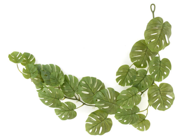 Monstera girlanda zelena plastika