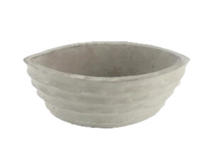 Posoda ladjica siva cement