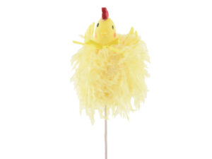 Kokoš pik /6kos v pvc vrečki rumena blago