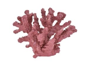 Korala morska 10x14,5x9,5cm rdeča polirezina