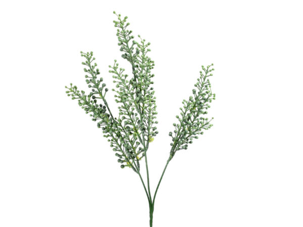 Zelenje veja x3, 62cm zelena plastika