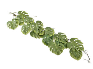 Monstera listje girlanda zelena svila