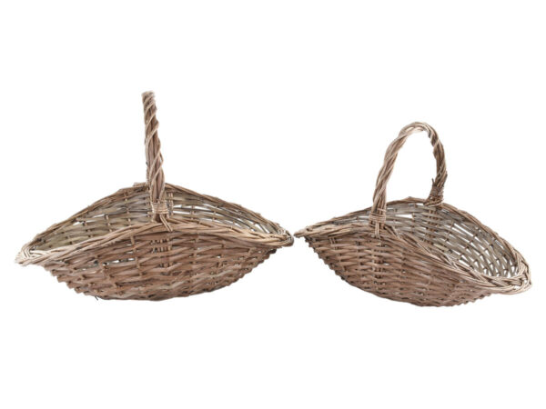 košara set 2kos natur šibje