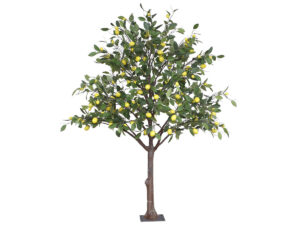 Limonaovec z limonami zelena svila