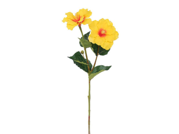 Hibiskus vejica 58cm rumena svila
