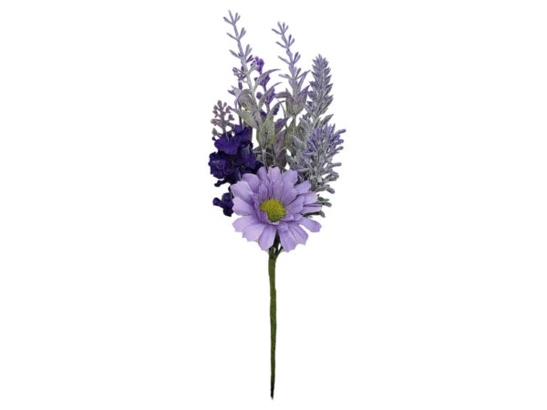 Sivka, marjetica pik/6kos lavanda svila