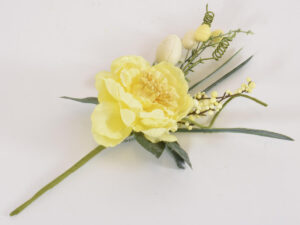 Ranunkulus pik 30cm z jajčkom /6kos rumena polyfoam