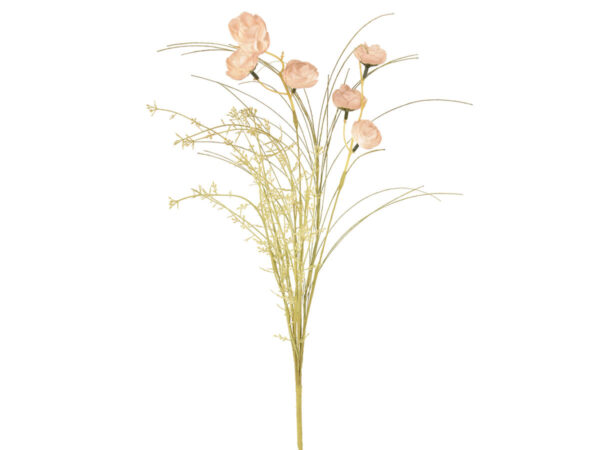 Ranunkulus v šopku svetlo roza papir