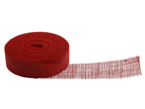 Trak juta 5cm x30m rdeča