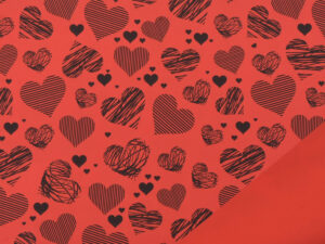 Rola valentines rdeča črna ppl 40my