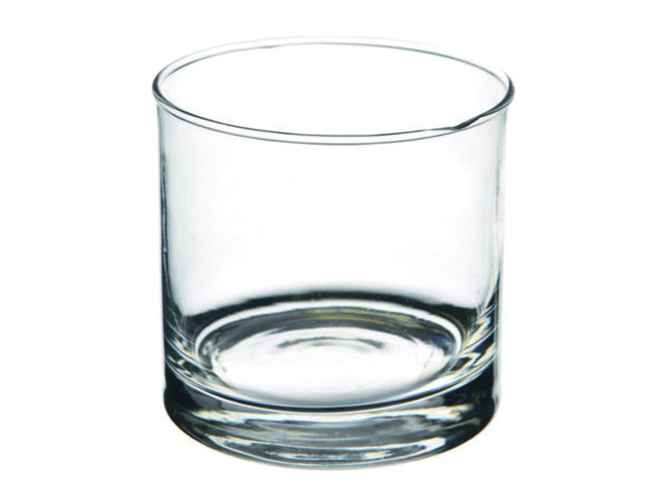 Vaza steklena cilindro steklo